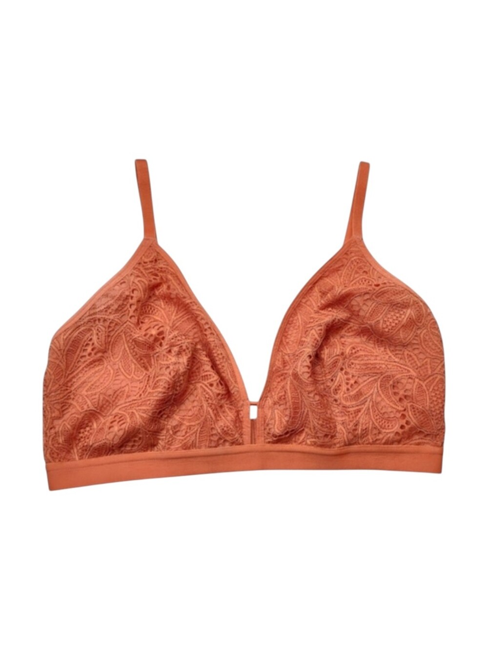 Lively Women's Palm Lace Busty Bralette in Terracotta Size 3 - Picture 3 of 12